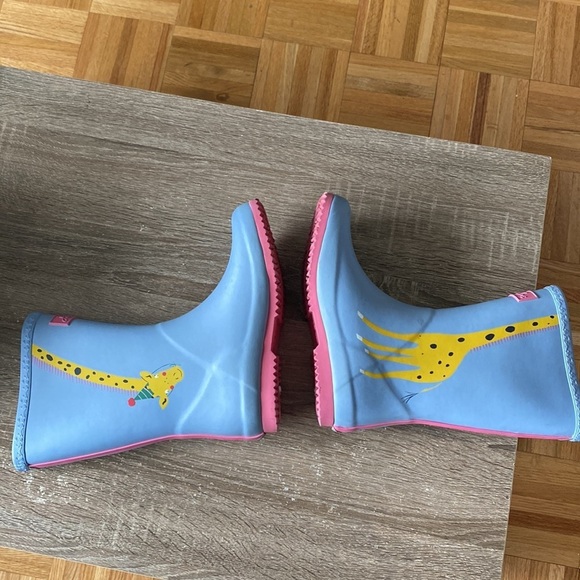 JOULES 🦒 Giraffe Rain Boots Size 3 - Picture 7 of 10